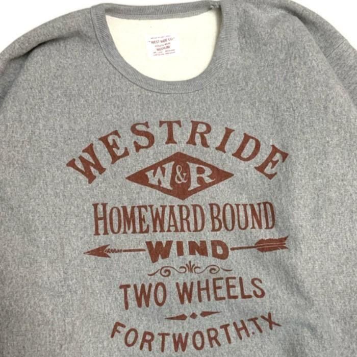 WEST RIDE/ウエストライド】スウェット/RW CREW 25-02 REALDEAL仙台