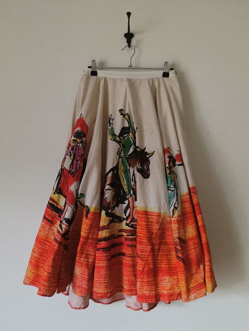 キャピタル Kapital サーキュラースカート フレアスカート ヴィンテージ スウィングル SWINGLE シャギーギャザーフレアスカート （ピンク