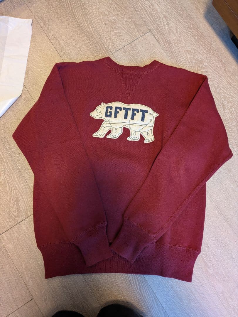 ヒューマンメイド　GFTFT 刺繍 トレーナー　M ヒューマンメイド HUMAN MADE スウェット トレーナー 長袖 クルー