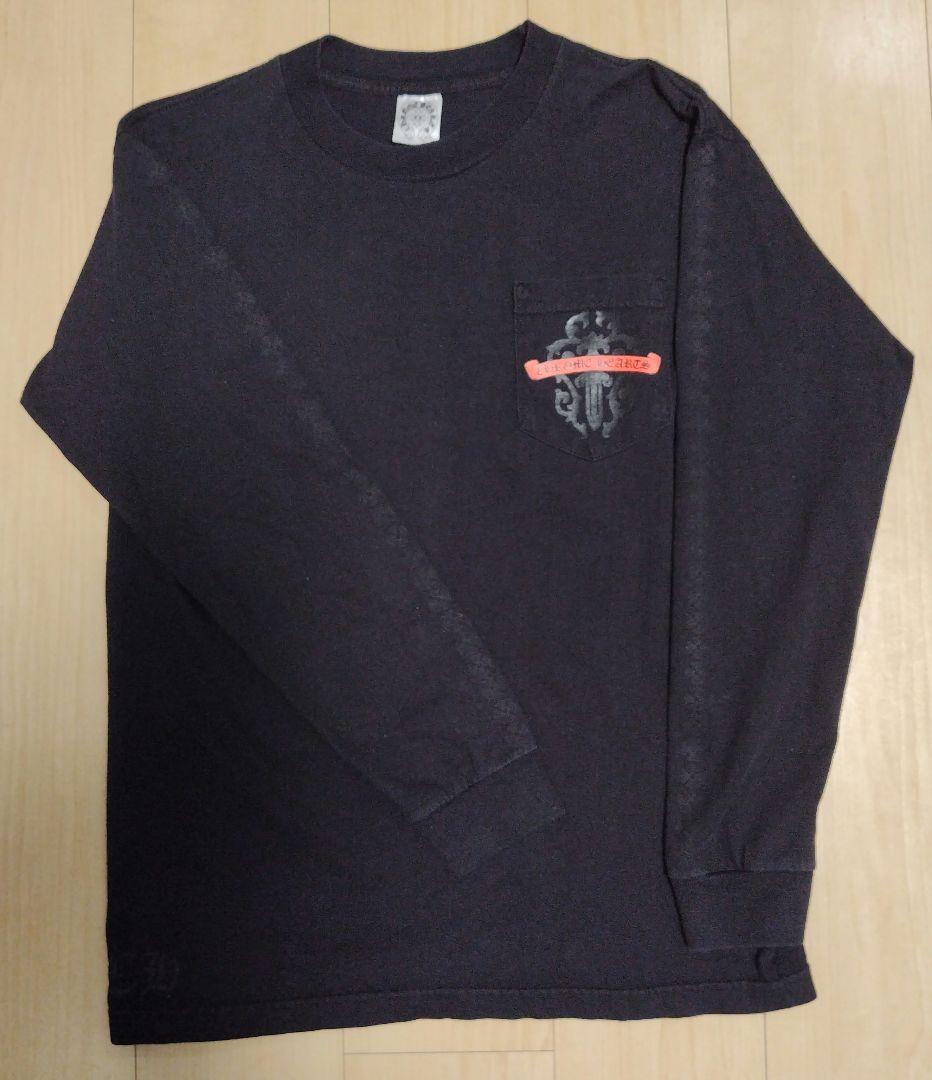 CHROME HEARTS 長袖Tシャツ ブラック ロンT クロムハーツロングTシャツCHプラスブラック|クロムハーツ通販専門店