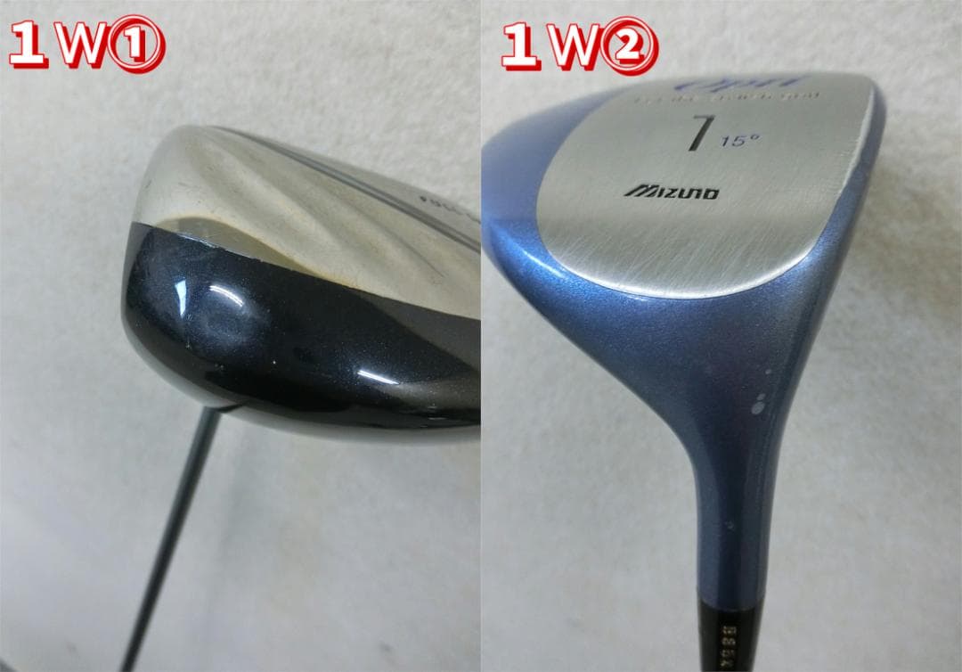 b687 初心者必見 ミズノ 等レディースゴルフクラブ8本セット※Dr2本